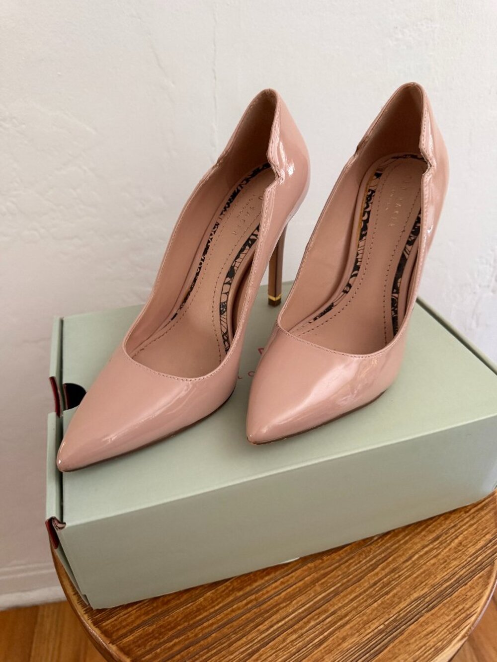 Ted Baker Orlay Patent Leather Court Shoe Box